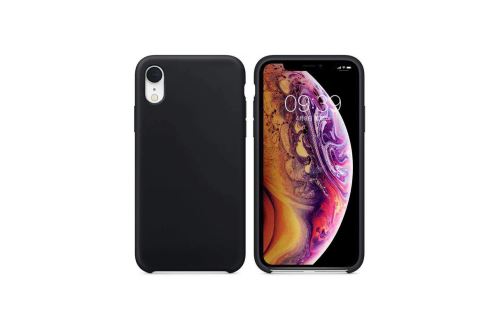 IBROZ Coque Silicone Soft Touch noire pour Iphone Xr