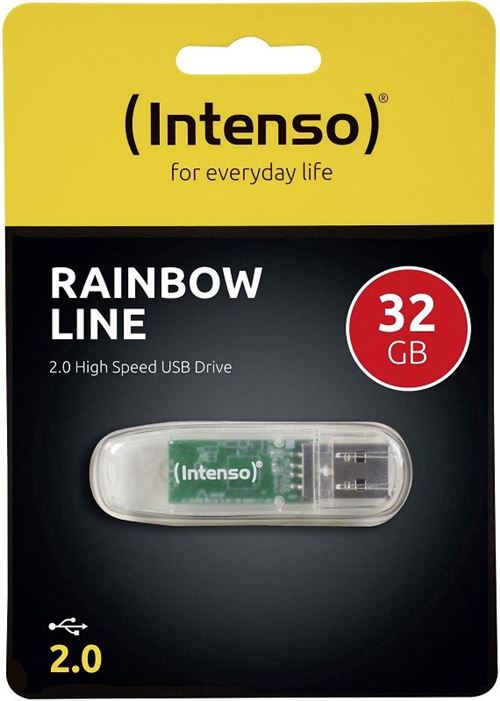 Clé USB pour Intenso Rainbow Line 32Gb