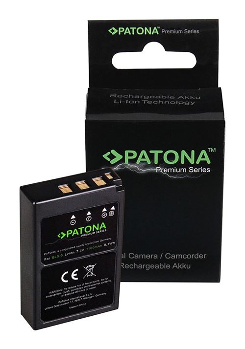 Batterie pour Olympus BLS5 E-P3 E-PL2 PEN E-PL3 E-PM1