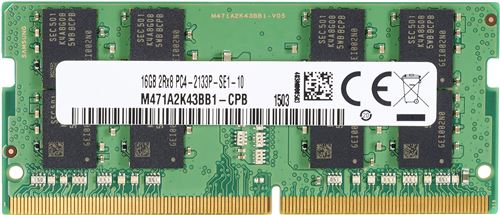 Processeur HP 8Gb Ddr4-2666 Sodimm 1X 8Gb F/ HP PC Noir