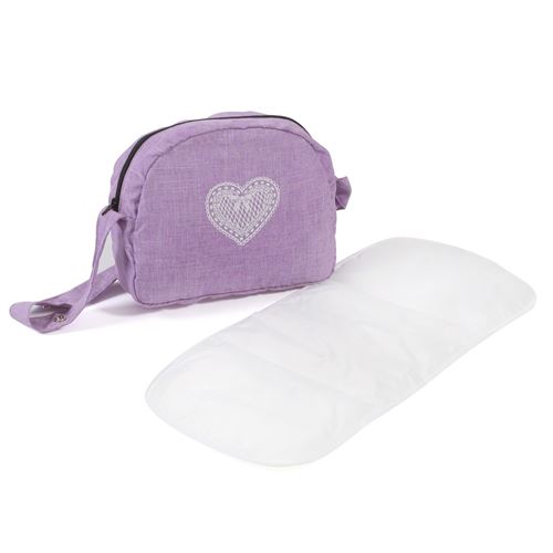 Sac à langer pour poussettes de poupées, Mélange violet