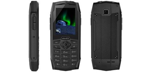 téléphone gsm noir avec écran couleur 2,4