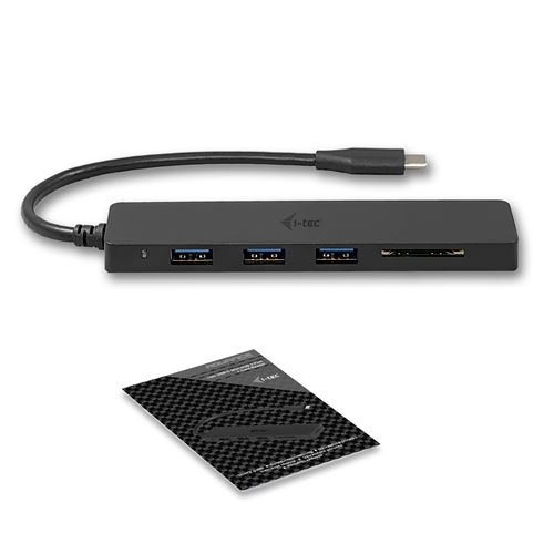 I-Tec Hub USB C 3 Ports et Lecteur SDHC sdxhc SD SDHC SDXC Carte Micro SD compatibles avec Thunderbolt 3 comme MacBook Pro 2016, etc.