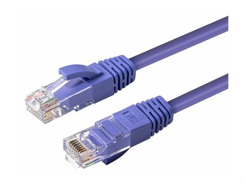 MicroConnect - Netwerkkabel - RJ-45 (M) naar RJ-45 (M) - 1 m - UTP - CAT 6 - paars