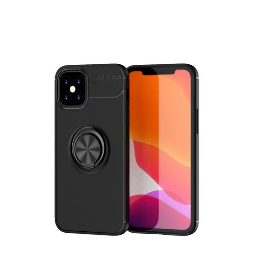 Coque en TPU avec béquille noir pour votre Apple iPhone 12 5.4 pouces