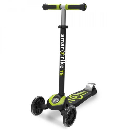 smarTrike Scooter T5 step Junior Noir/Vert