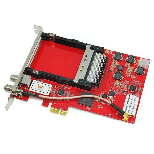 Tbs®6910 carte pcie double tuner tv & double ci slot pour le dvb-s2 / s - tv satellite numérique hd
