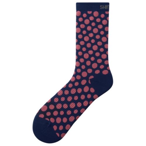 chaussettes de vélo long Originalmarine / rose taille 45-48