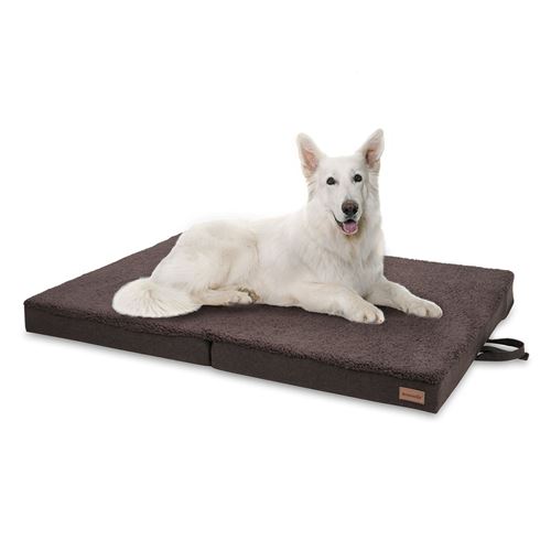 Meilleurs prix pour Panier pour chien - Brunolie - Lit matelas pour chien - Taille XL (120 x 10 x 85 cm) - Mousse - Marron