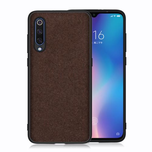 Housse étui Coque en toile pour Xiaomi Mi CC9e - Brun -4297