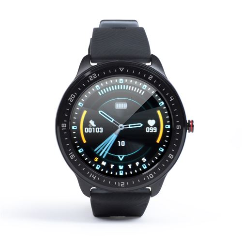 Montre connectée sport TEC611 LIVOO Feel good moments Silicone Noir