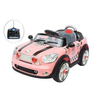 Voiture Pour Enfants Voiture Electrique Mini Rose 12 V Telecommande Vitesse 3 5 Km H Vehicule Electrique Pour Enfant Achat Prix Fnac