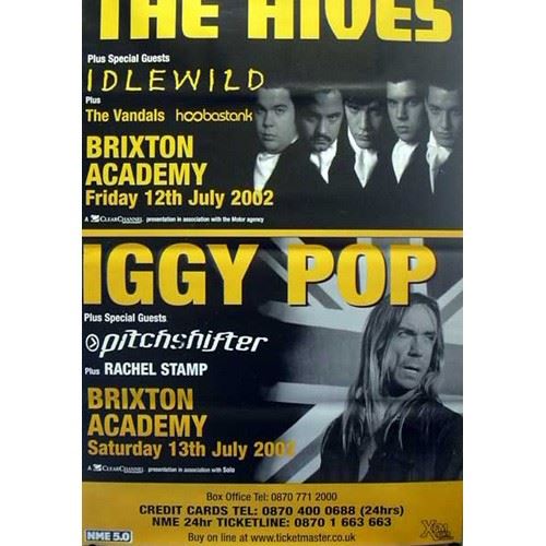 The Hives - Iggy Pop - 100x150 cm - AFFICHE / POSTER