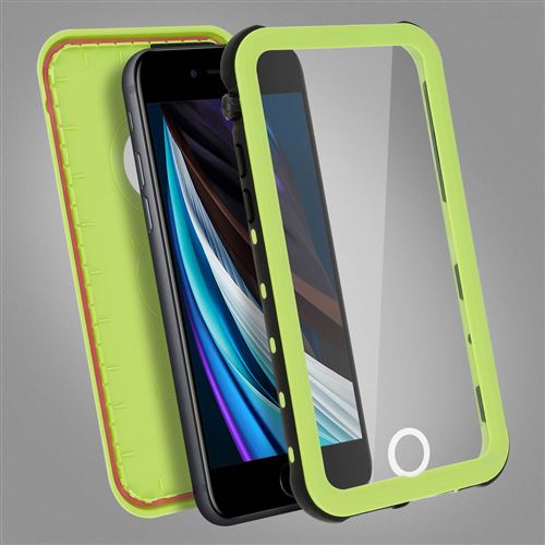 Coque Pour Apple iPhone SE 2020 / 8 / 7 Hybride Waterproof Film Écran Redpepper vert
