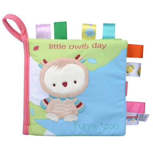 Livre d'éveil pour Bébé en Tissu jeu de cerveau 3D animal - Couleur 026