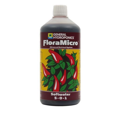 GHE - FloraMicro 1L eau douce , part micro éléments flora serie , general hydroponics