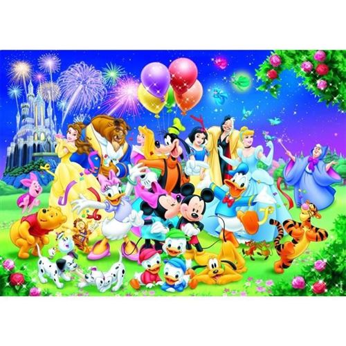 Puzzle 1000 pièces La famille Disney Ravensburger Nathan - vue 1