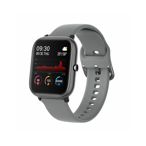 Montre Connectée CHRONUS pour Homme Femmes Enfant avec Étanche Sport Fitness Trackers d'Activité pour Android iOS-Gris