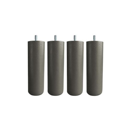 Jeu De Pieds Cylindriques O 7 Cm H 15 Cm Taupe - Lot De 4