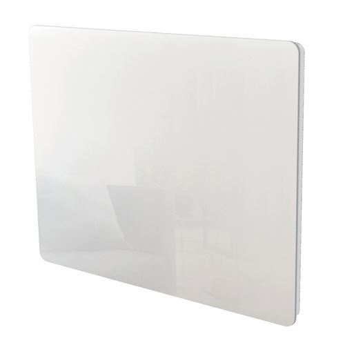 Radiateur électrique céramique GLASS blanc 1000W