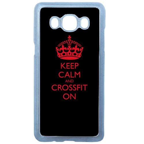 Coque Citation Crossfit Red Compatible Samsung Galaxy J3 2016 Transparent