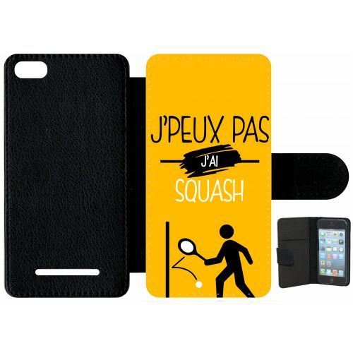 étui porte feuille xiaomi mi 4c j peux pas j ai squash 10