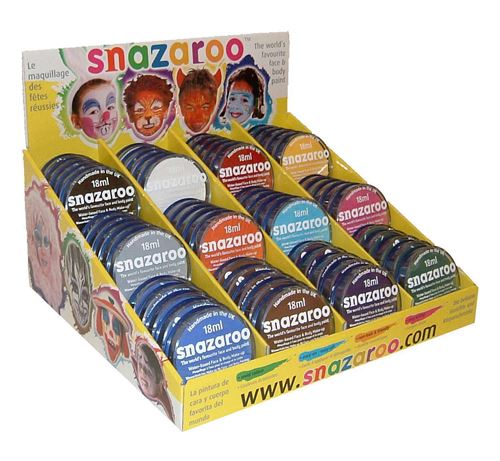 Snazaroo - 00702 - Déguisement - Pack 60 Fards - Maquillage - 18 ml