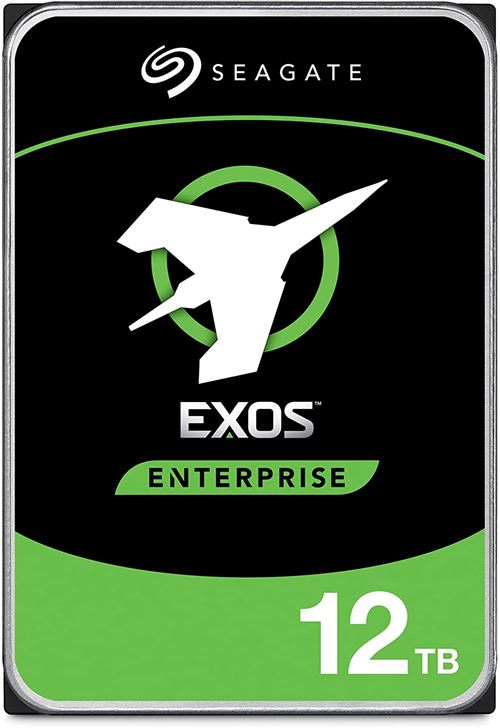 Seagate Exos X16 ST12000NM002G - Vaste schijf - 12 TB - intern - SAS 12Gb/s - 7200 tpm -buffer: 256 MB