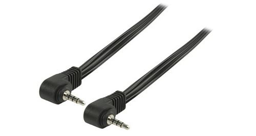 Jack AV 3.5 mm cable Jack AV 3.5 mm male - Jack AV 3.5 mm male 1.00 m black