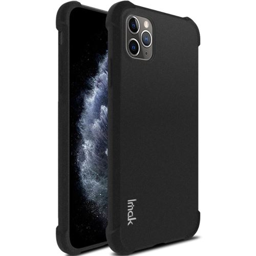 Coque en TPU anti-goutte soyeux souple noir mat pour votre Apple iPhone 11 Pro Max 6.5 pouces (2019)