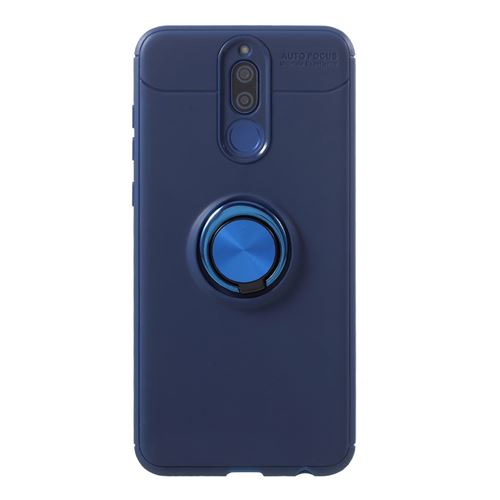 Coque en TPU bague bleu pour votre Huawei Mate 10 Lite