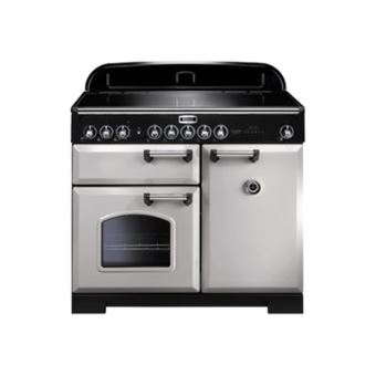 Falcon Classic Deluxe 100 - Cuisinière (four à deux étages) - pose libre - largeur : 99.4 cm - profondeur : 67.2 cm - hauteur : 90.5 cm - classe A - perle royale