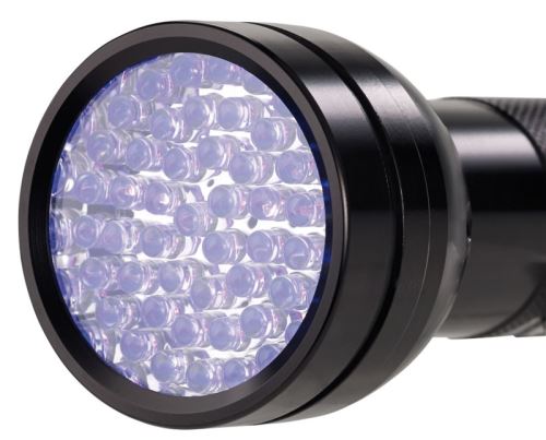 Lampe torche de poche lumière noire UV 51 LEDs