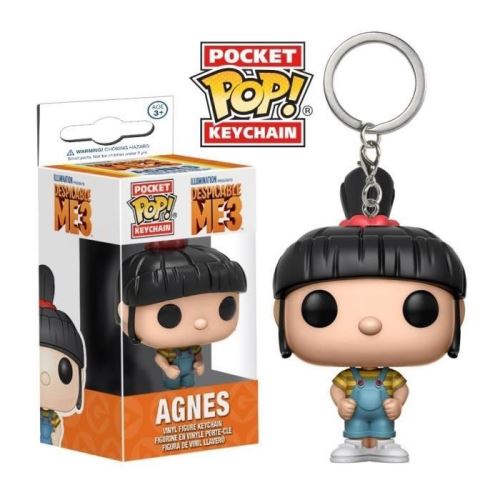 Porte-clé funko pocket pop! moi, moche et méchant 3 agnes 14087
