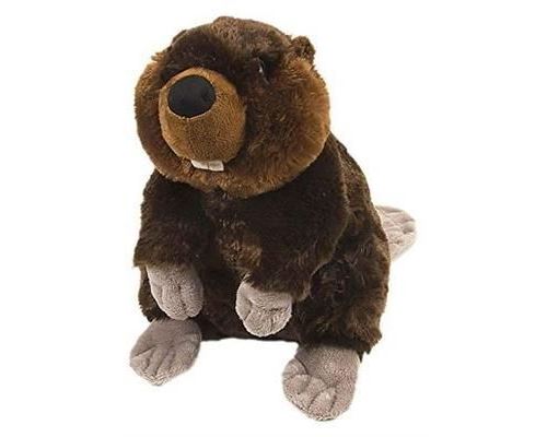 Wild Republic Republic-10921 Peluche Castor Cuddlekins, Jouets, 30cm, 10921, Brun 10921