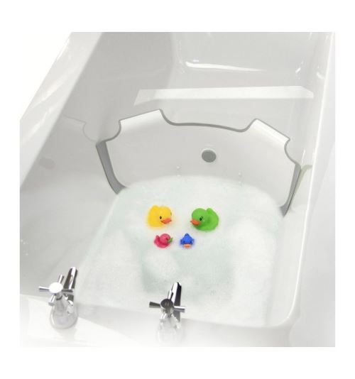 Babydam réducteur de baignoire blanc/gris