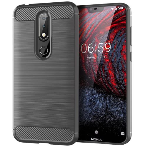 Etui Coque de protection durable souple pour Nokia X6 - Gris