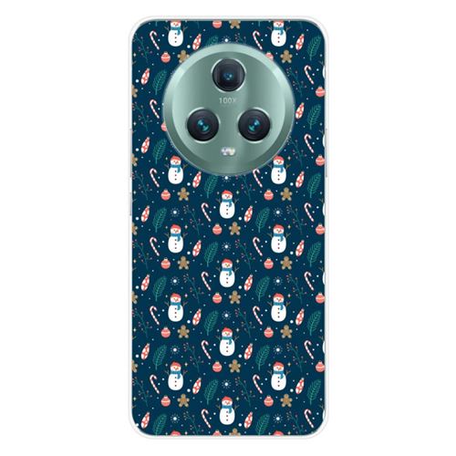 Coque en silicone imprimée compatible Huawei Honor Magic 5 Pro 5G NO Bonhomme de neige