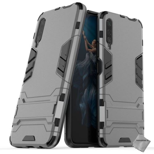 Housse etui coque rigide anti choc pour Huawei Honor 9X avec film ecran - GRIS
