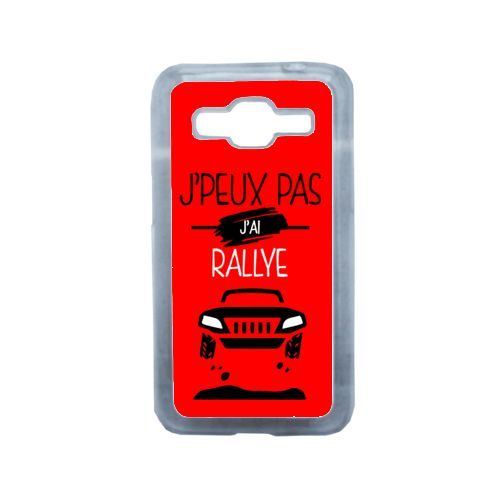 Coque j peux pas j ai rallye 9 compatible samsung core prime transparent