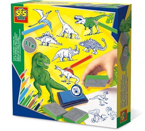 SES Creative jeu de timbres dino 11 pièces 5 pièces