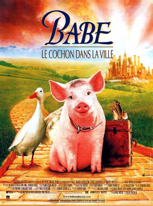 Babe Le Cochon Dans La Ville - AFFICHE CINEMA ORIGINALE