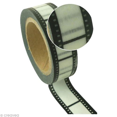 Ruban adhésif décoratif - Bande film -15 mm x 10 m