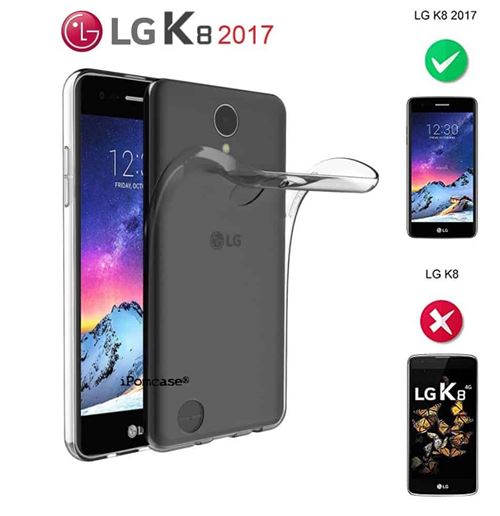 Coque transparente Antichocs pour LG K8 2017