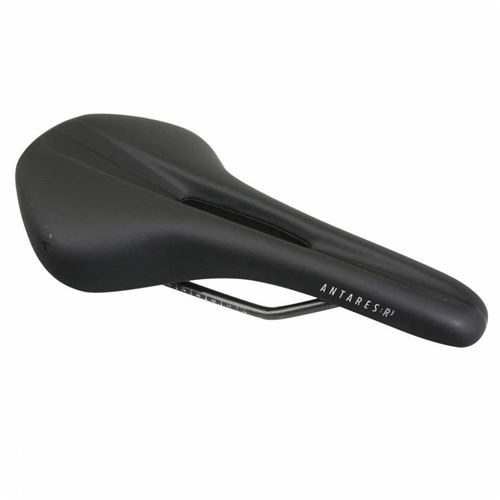 Selle fizik antares r3 open noir large 225g 276x153mm avec trou central rail kium