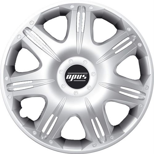 AutoStyle enjoliveurs de moyeu Opus 13 pouces ABS argent lot de 4