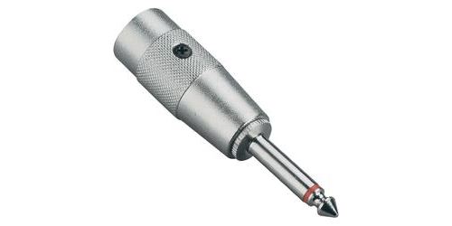 Adaptateur XLR mâle/jack 6,35 mâle mono Paccs
