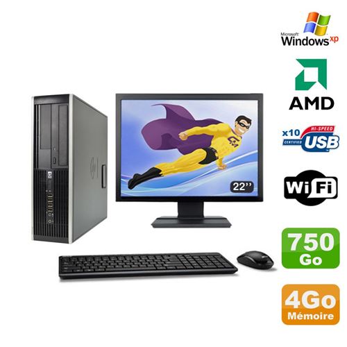 Acheter Pc hp compaq 6005 pro sff amd 3ghz 4go 750go graveur wifi windows xp 22' État correct - 239,00 € Pc hp compaq 6005 pro sff amd 3ghz 4go 750go graveur wifi windows xp 22' État correct - Hewlett-Packard reconditionné disponible sur Fnac