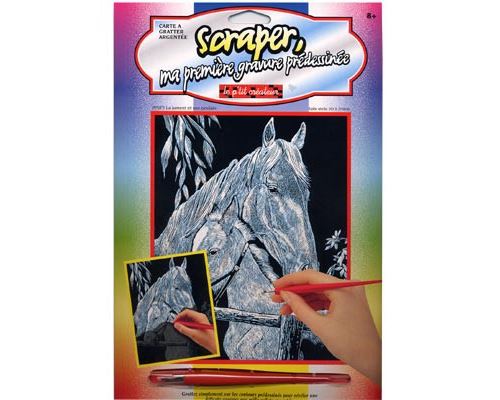 Scraper Jument Et Poulain