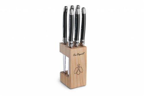 Amefa bloc de 6 couteaux steaks gamme tradition - anthracite 894360
